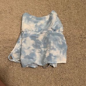 Backless tank top